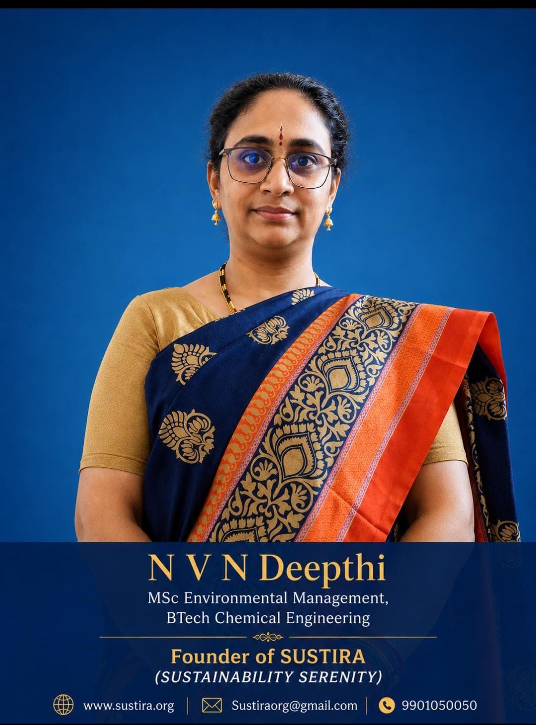 N. V. N. Deepthi, founder of Sustira